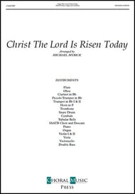 Christ The Lord Is Risen Today Instrumental Parts choral sheet music cover Thumbnail
